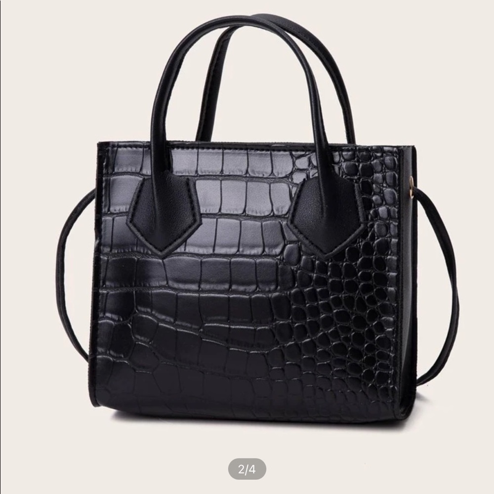 SHEIN 🐊Croc mini satchel bag